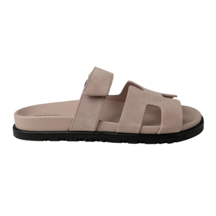 Hermes Chypre Sandal - Pink Suede
