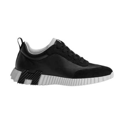 Hermes Bouncing  Sneakers Black and White