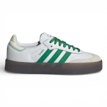 Adidas Samba cloud white green