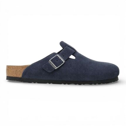 Birkenstock Boston Suede Leather "New Navy"