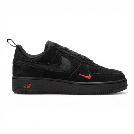 Nike Air Force 1 Low "Multi Swoosh Black/Crimson"