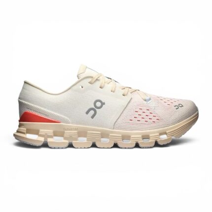 On Running Cloud X4 Ivory | Salmon