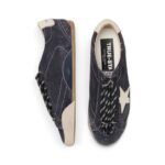 Golden Goose True-Star in dark blue suede with white nappa leather - Image 2