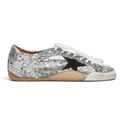 Golden Goose True-Star in black suede with Swarovski crystals