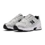 New Balance 740 White Silver Metallic black - Image 2