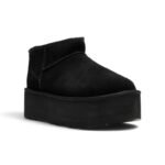 UGG UGG Classic Ultra Mini Platform Boots Black - Image 2