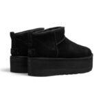 UGG UGG Classic Ultra Mini Platform Boots Black - Image 3