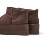 UGG UGG Classic Ultra Mini Platform Boots Brown - Image 3