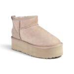 UGG UGG Classic Ultra Mini Platform Boots Beige - Image 2