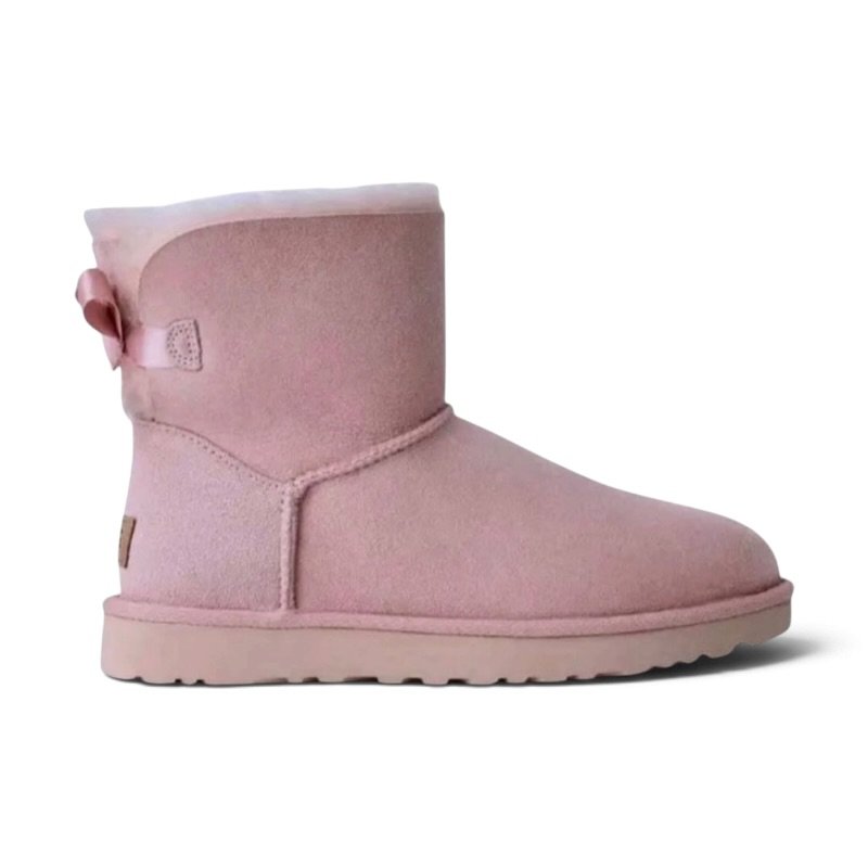 IMG_5173-Photoroom UGG UGG Mini Bailey Bow II Boots Beige Blush - Image 1