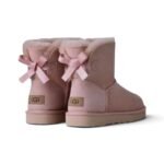 UGG UGG Mini Bailey Bow II Boots Beige Blush - Image 2