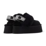 UGG Funkette Platform Mules - Black - Image 3