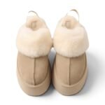 UGG Funkette Platform Mules - Beige - Image 3
