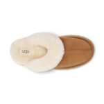 UGG Women’s Disquette Shearling Platform Slippers - Chestnut - Image 4