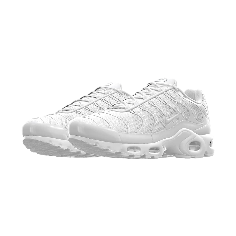 Nike Air Max Plus Tn Triple White - Image 3